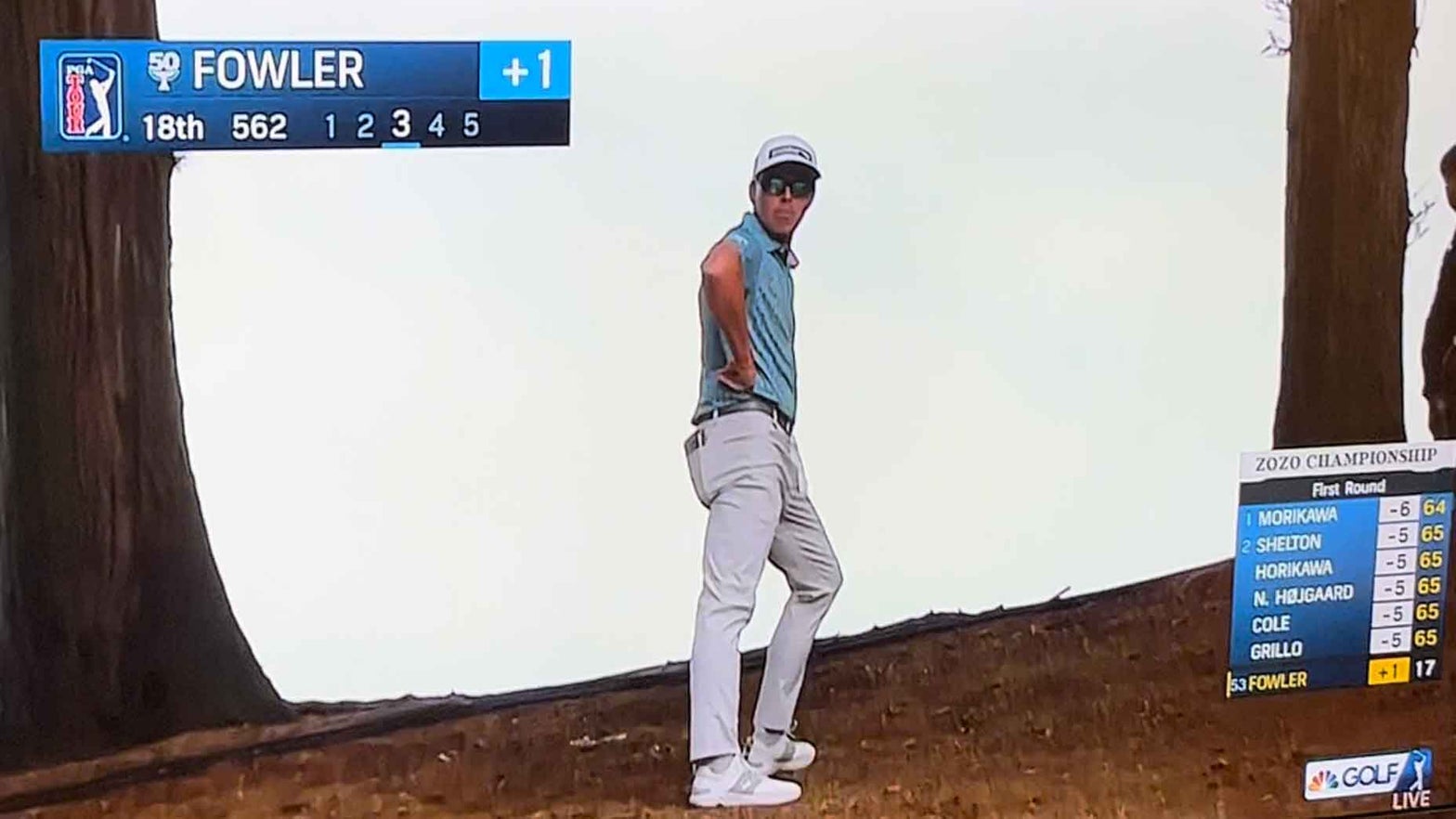 Rickie Fowler was caught. Then alongside got here his ‘tremendous flopper’