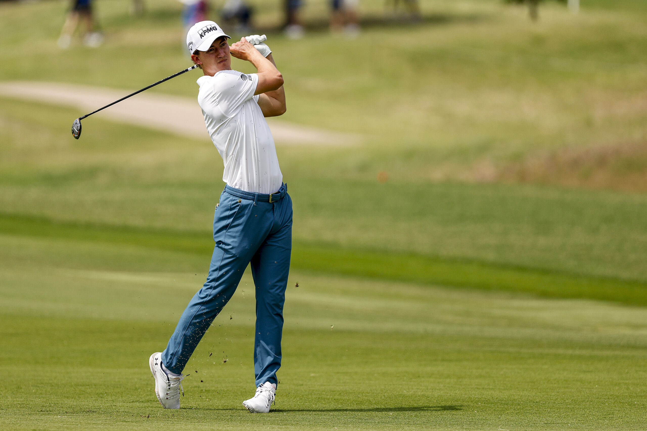 Pilot? Engaged? Maverick McNealy saved busy throughout lengthy layoff and is able to go at WWT Championship