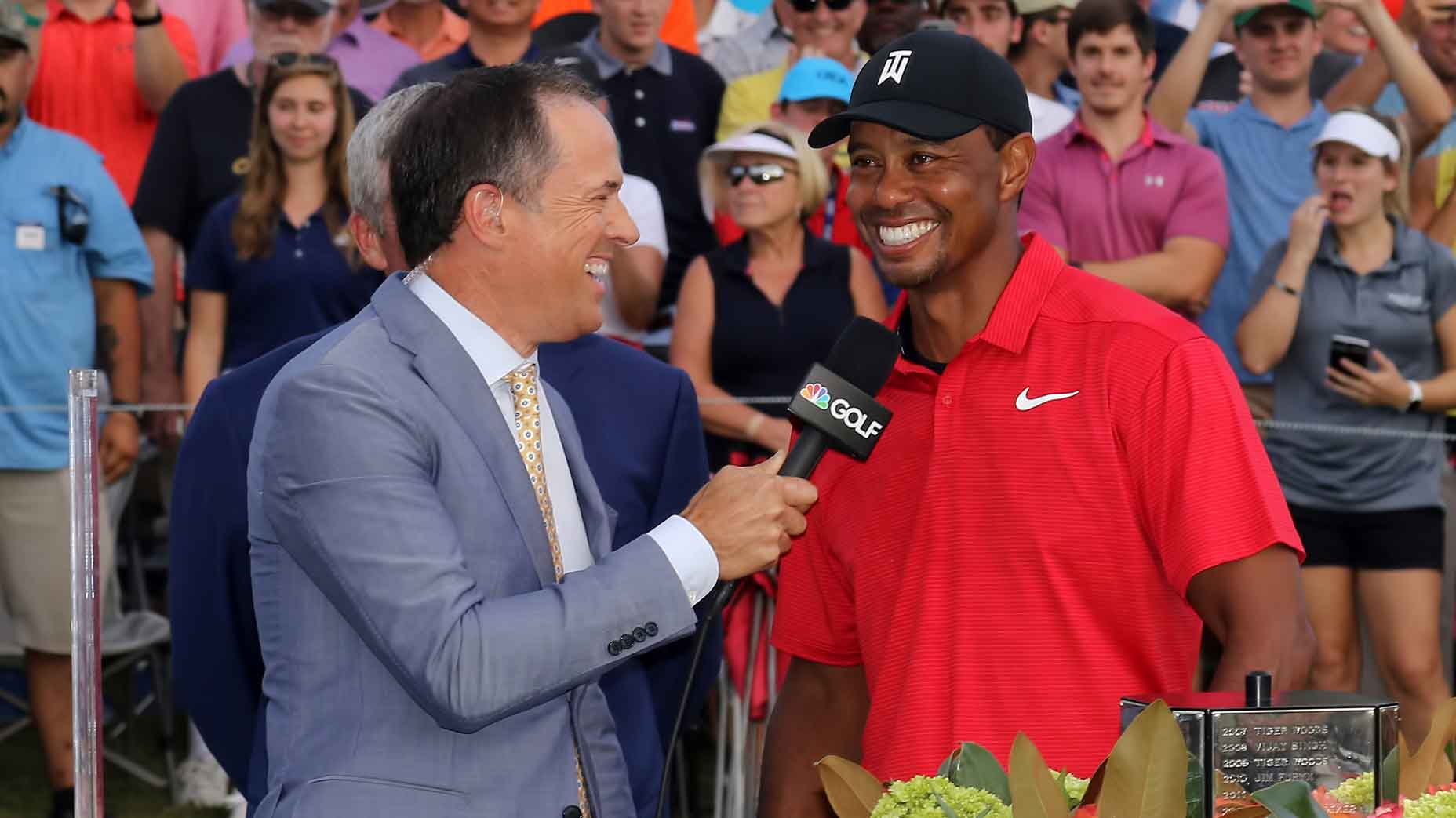 Tiger Woods says he generally talks like a broadcaster? Right here’s the helpful purpose why