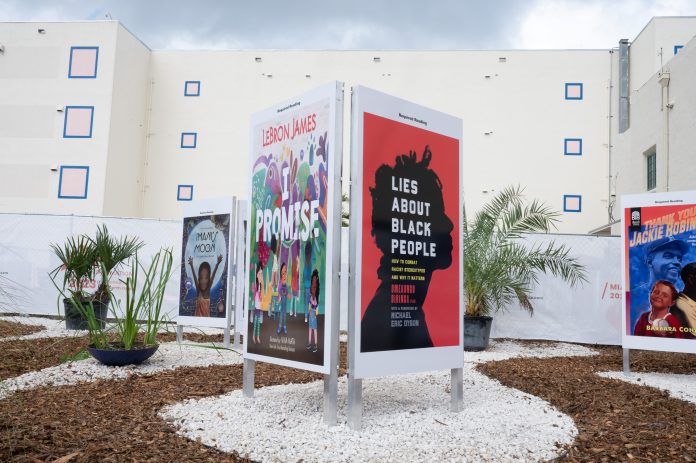 TEN NORTH GROUP UNVEILS “REQUIRED READING”, A BANNED BOOK PUBLIC ART INSTALLATION IN HISTORIC OPA-LOCKA