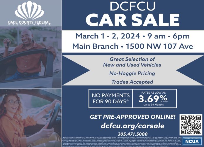 Miami-Dade and Broward Teachers Get a Bigger Break this Summer with Dade County Federal Credit Union’s “Educator’s Payment Program” March 1st & 2nd