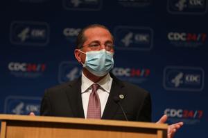 HHS Sec. Azar: COVID-19 vaccine should be available to all Americans by spring 2021