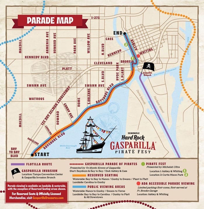 Gasparilla Invasion of Pirates in Tampa: Details for 2026 Event