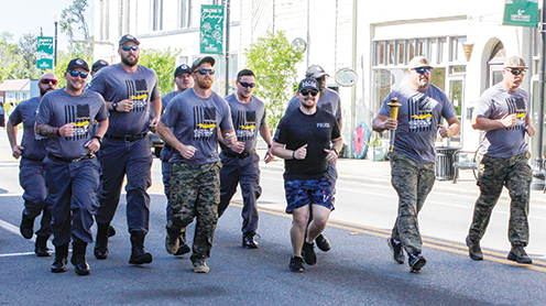Officers take part in annual Special Olympics Torch Run