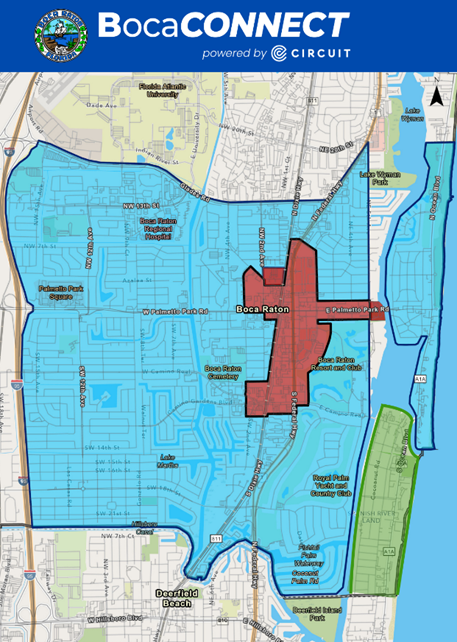 City expands BocaConnect shuttle service to south of Boca Raton Inlet this summer